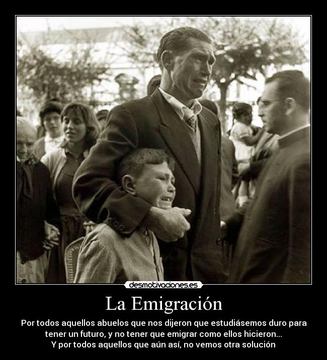 carteles emigracion trabajo desmotivaciones