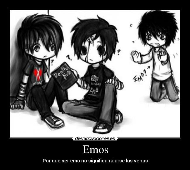 Emos - Por que ser emo no significa rajarse las venas