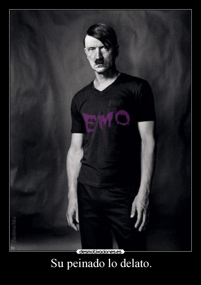 Su peinado lo delato. -