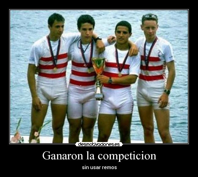 Ganaron la competicion - sin usar remos
