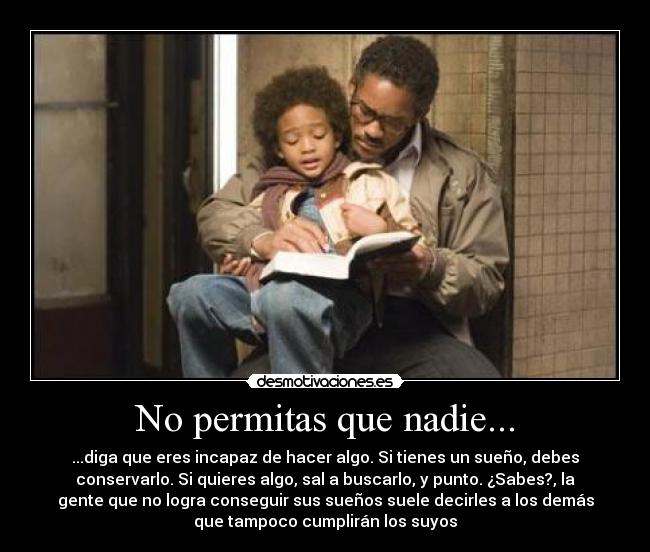 No permitas que nadie... - 