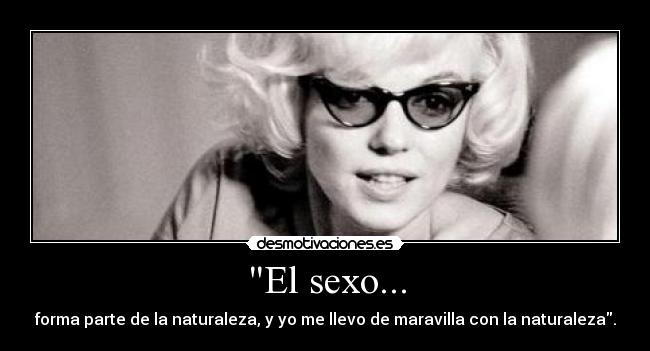 El sexo... - 