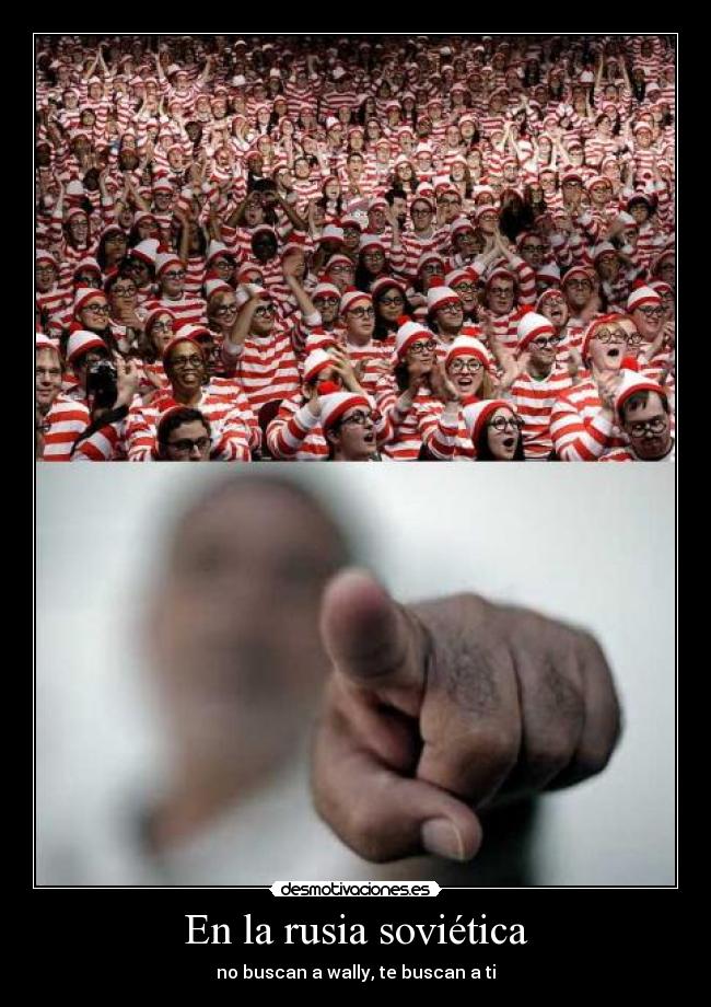 En la rusia soviética - no buscan a wally, te buscan a ti
