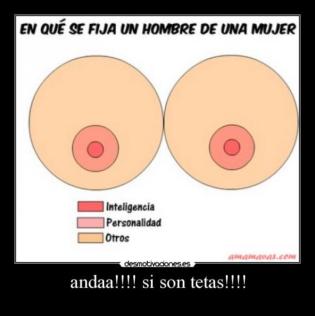 andaa!!!! si son tetas!!!! -