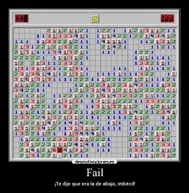 Fail - ¡Te dije que era la de abajo, imbécil!