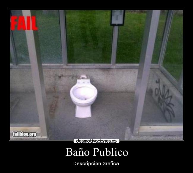 Baño Publico - Descripción Gráfica