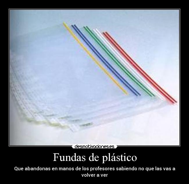 Fundas de plástico - 