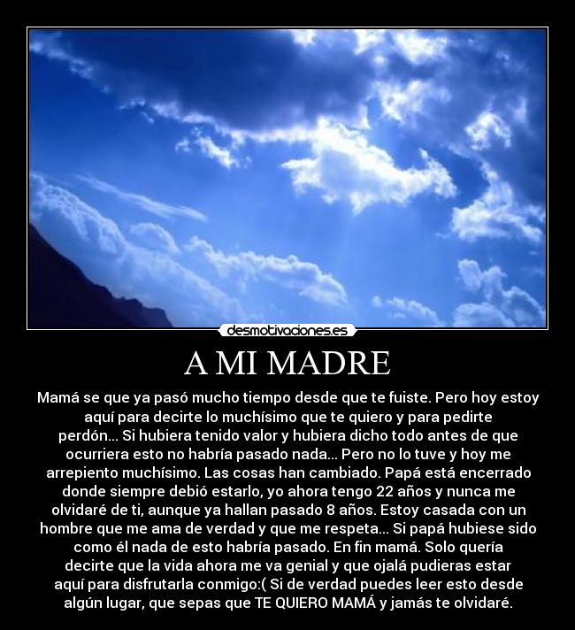 A MI MADRE -