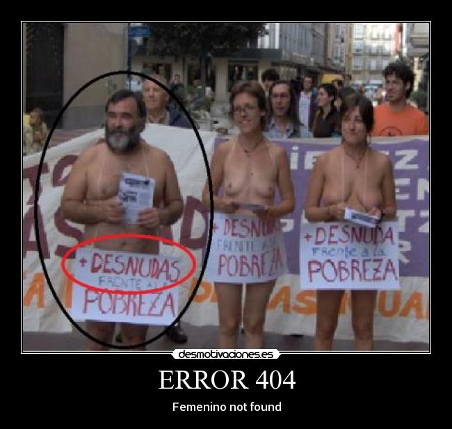 ERROR 404 - Femenino not found