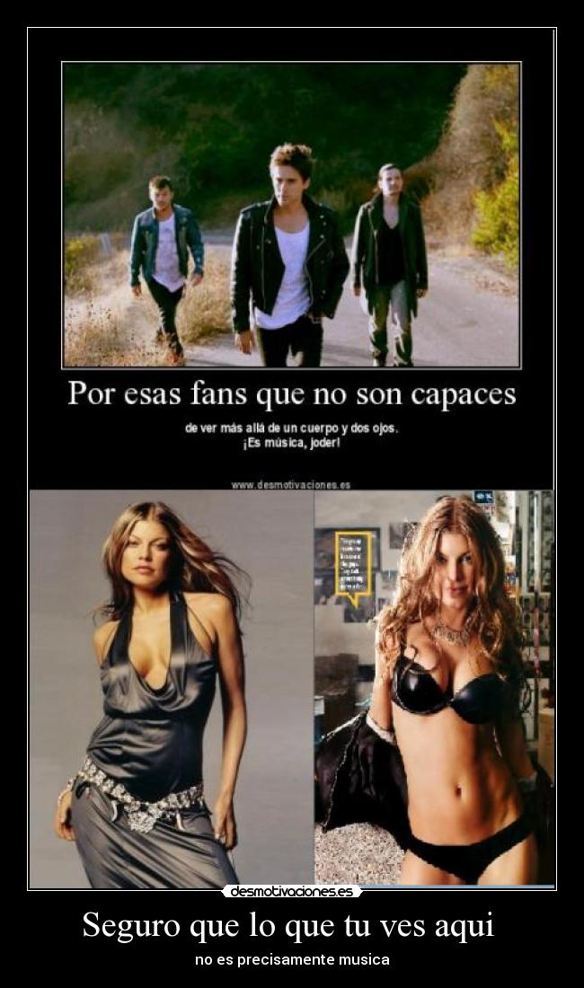 Seguro que lo que tu ves aqui -