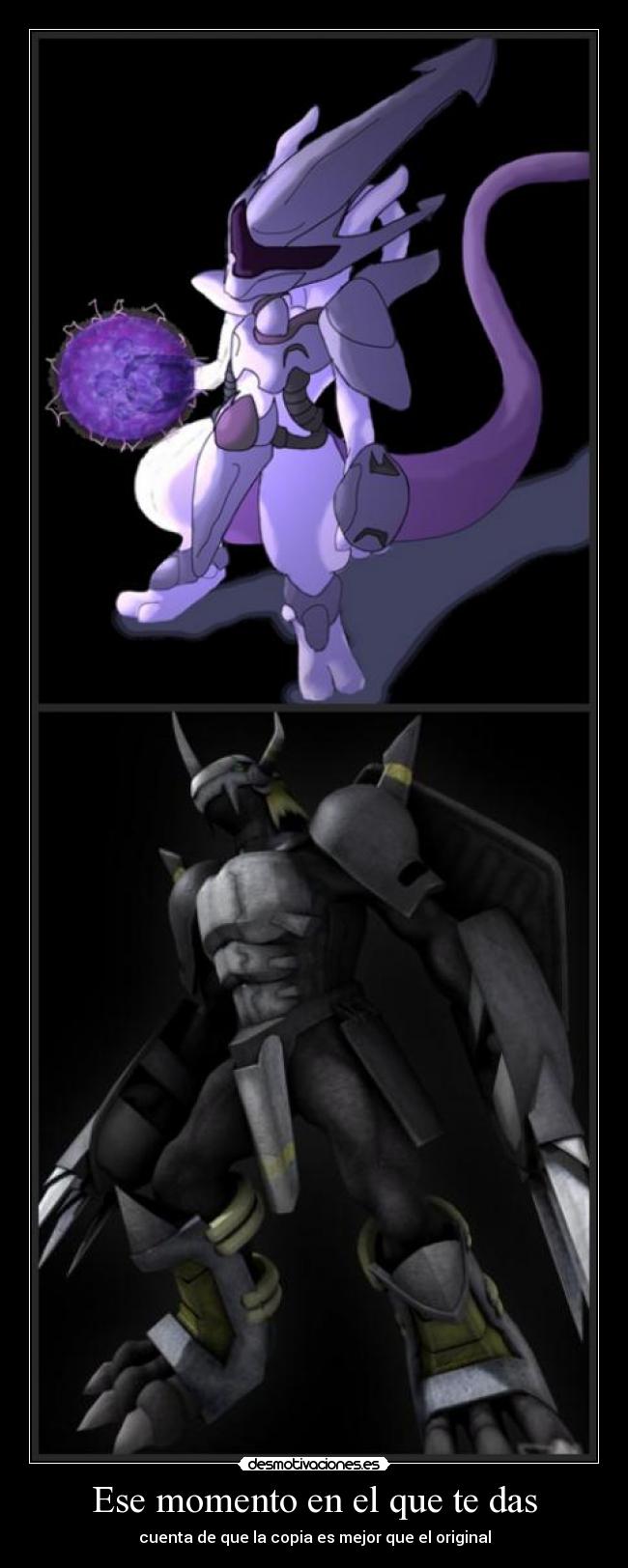 carteles pokemon digimon borja mewtwo desmotivaciones