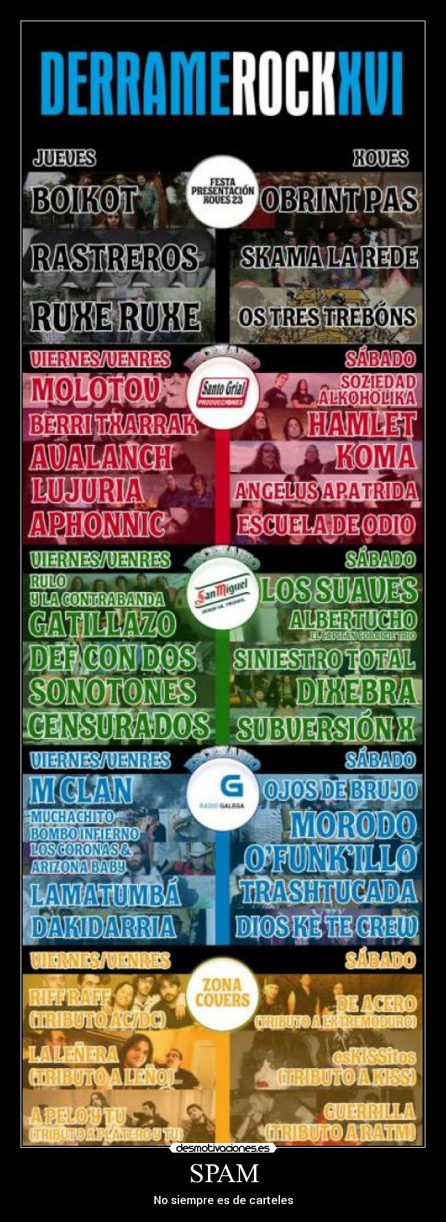 SPAM - No siempre es de carteles