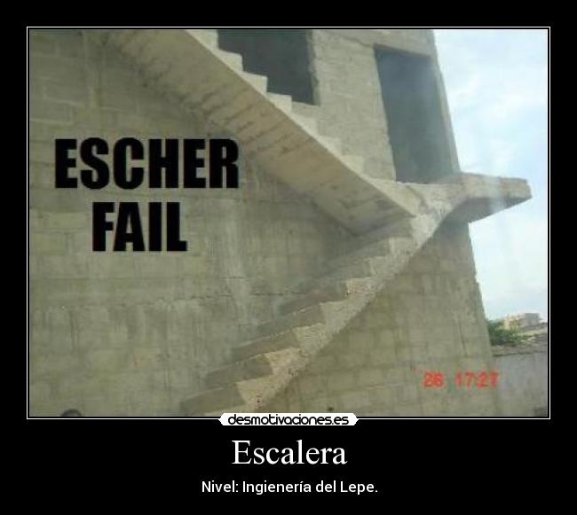 Escalera - Nivel: Ingienería del Lepe.