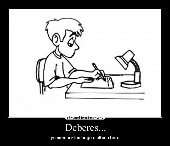 carteles deberes desmotivaciones