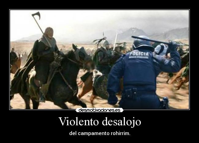 Violento desalojo - 