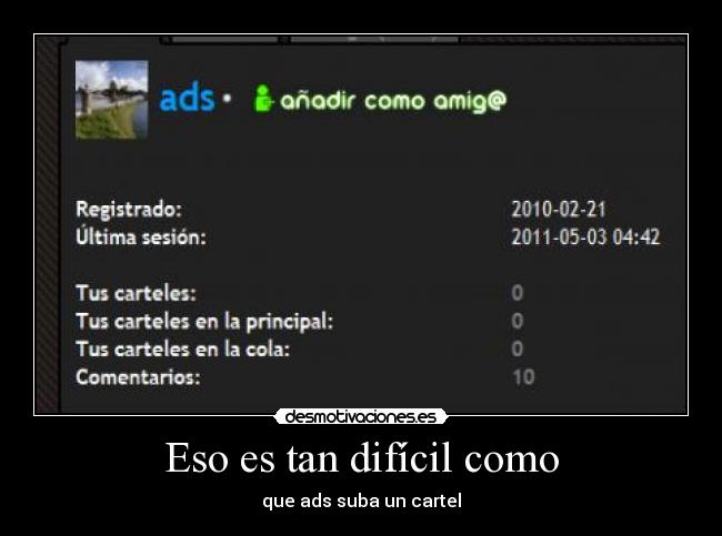 carteles ads desmotivaciones