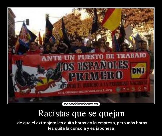 Racistas que se quejan - 