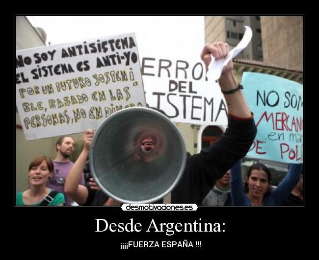 Desde Argentina: -