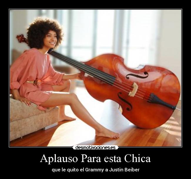 Aplauso Para esta Chica - que le quito el Grammy a Justin Beiber
