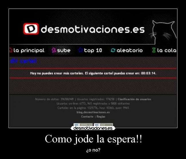 Como jode la espera!! - 