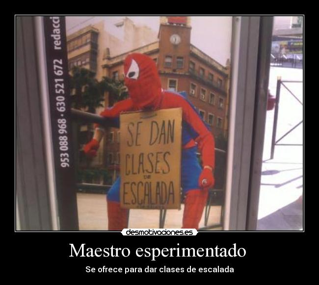 Maestro esperimentado -