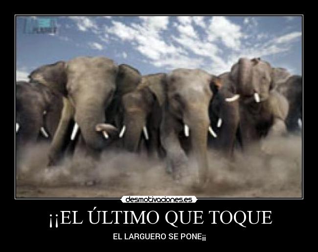 ¡¡EL ÚLTIMO QUE TOQUE - EL LARGUERO SE PONE¡¡