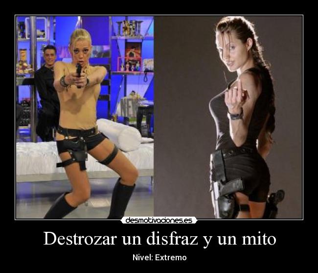 Destrozar un disfraz y un mito -