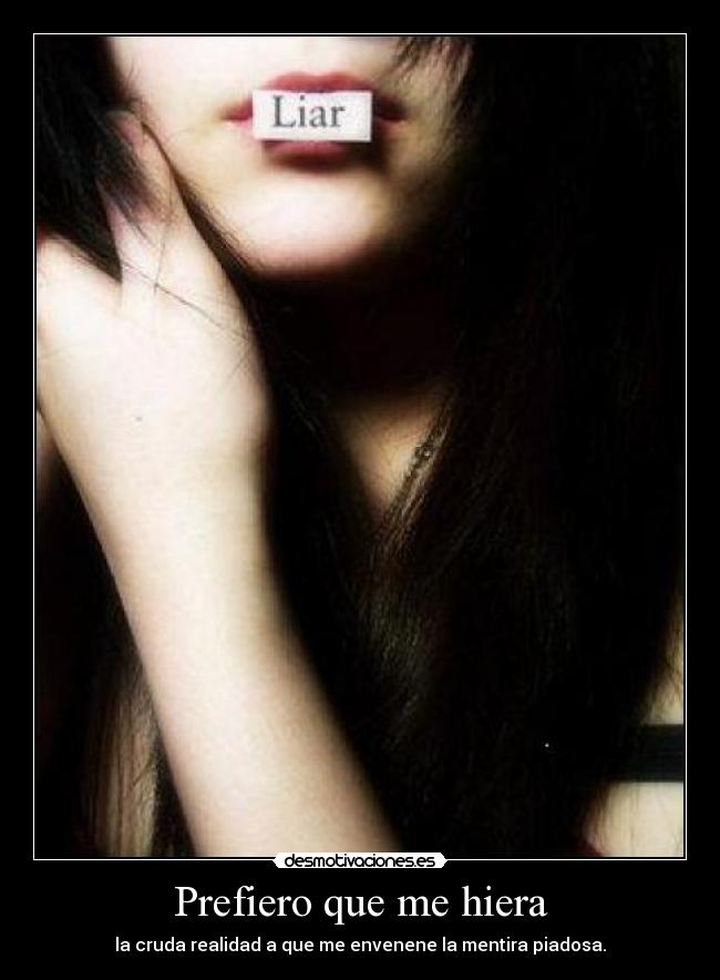 Prefiero que me hiera - 