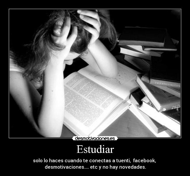 carteles estudiar desmotivaciones