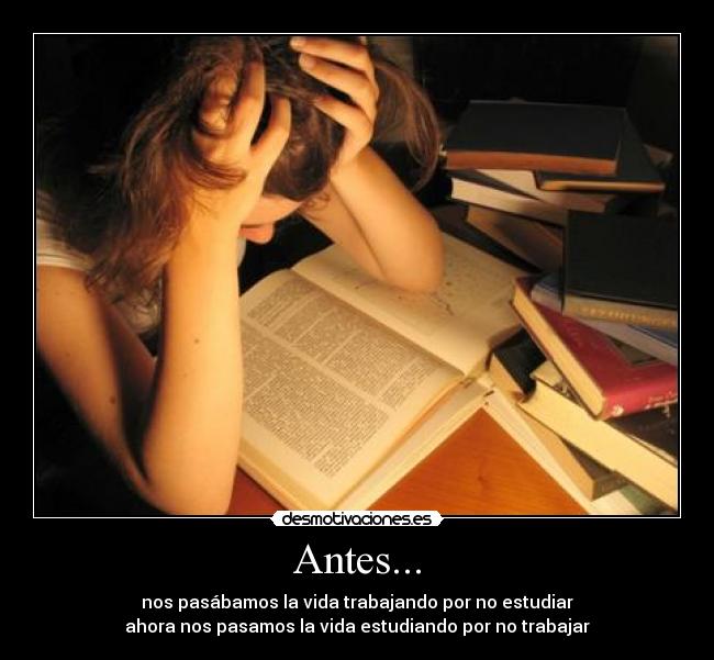 Antes... -