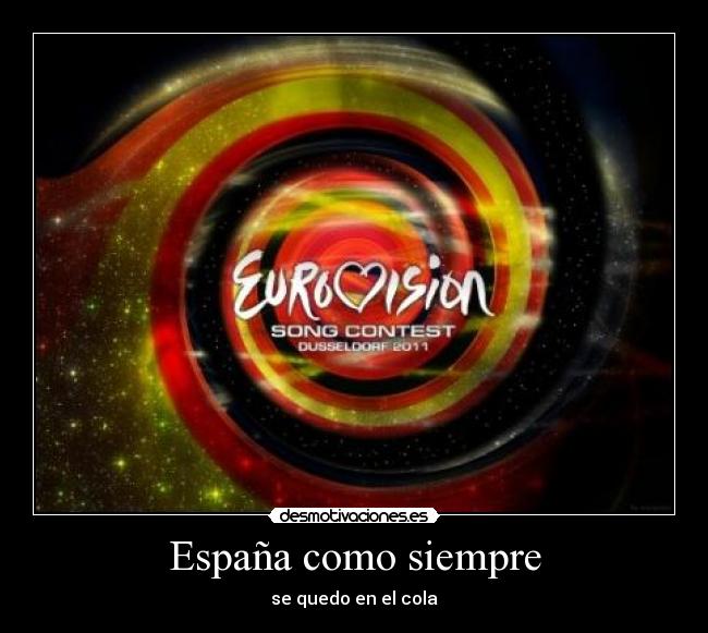 España como siempre - se quedo en el cola