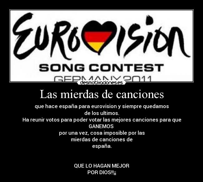 Las mierdas de canciones -