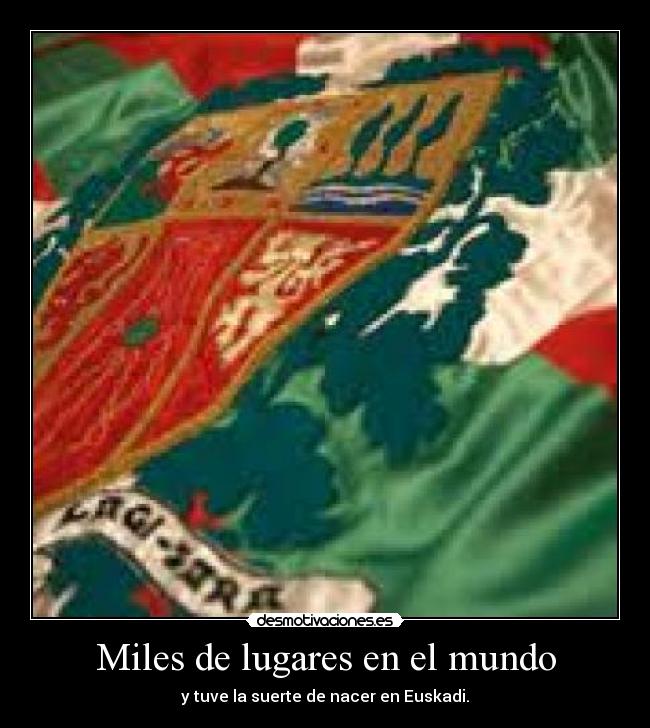 Miles de lugares en el mundo -