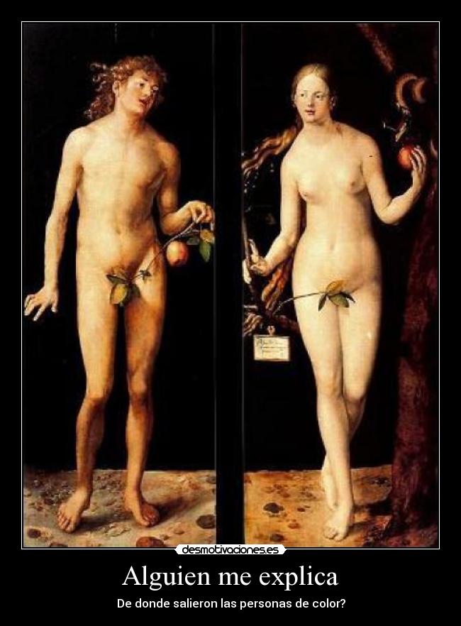 Alguien me explica - De donde salieron las personas de color?
