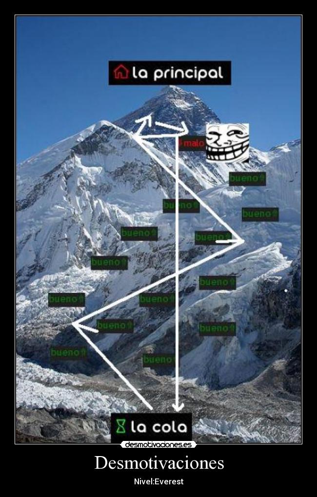 Desmotivaciones - Nivel:Everest