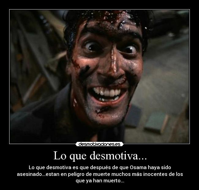 Lo que desmotiva... - 