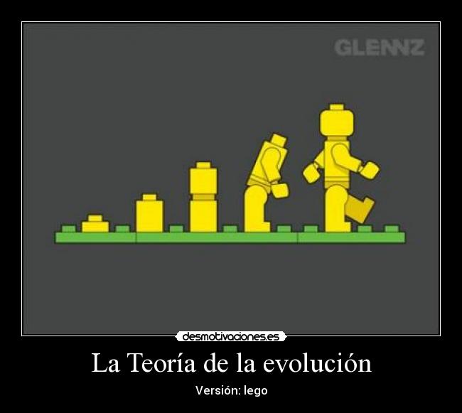 La Teoría de la evolución - Versión: lego