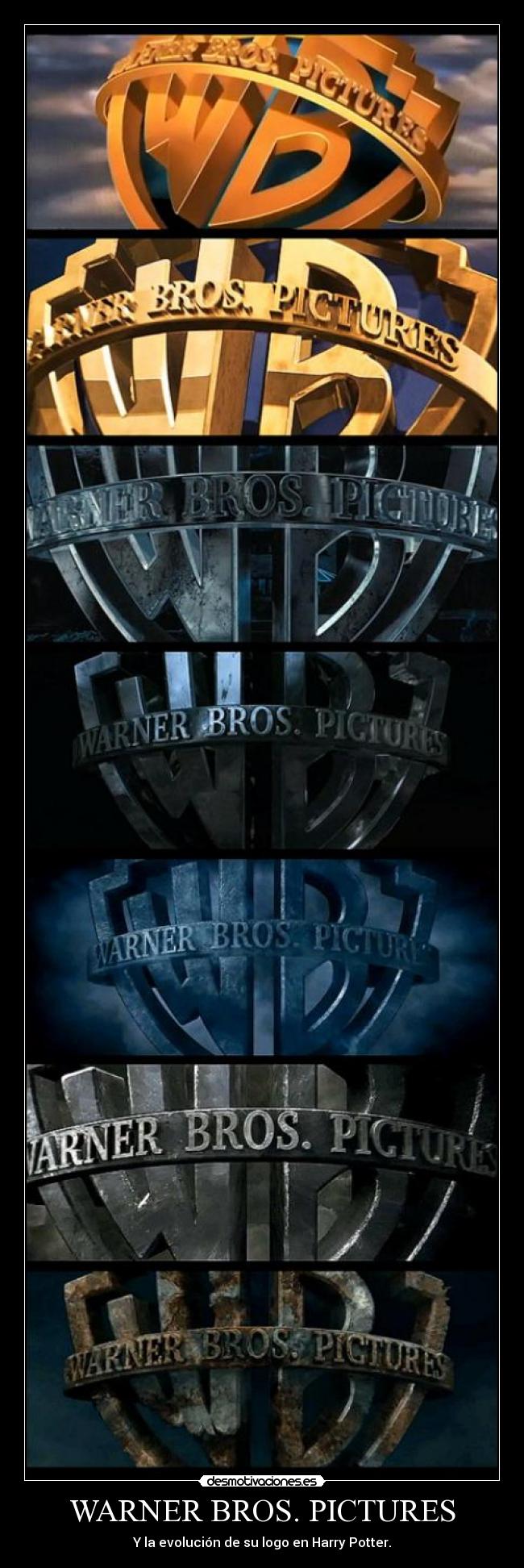 WARNER BROS. PICTURES - Y la evolución de su logo en Harry Potter.