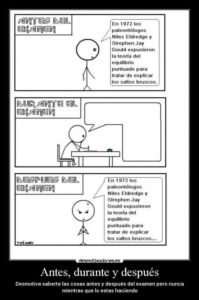 Antes, durante y después -