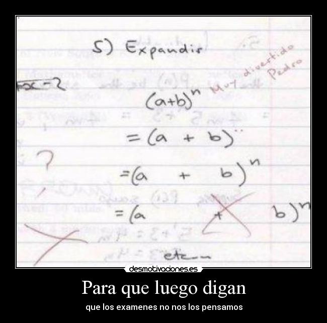 Para que luego digan -