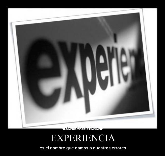 EXPERIENCIA - 
