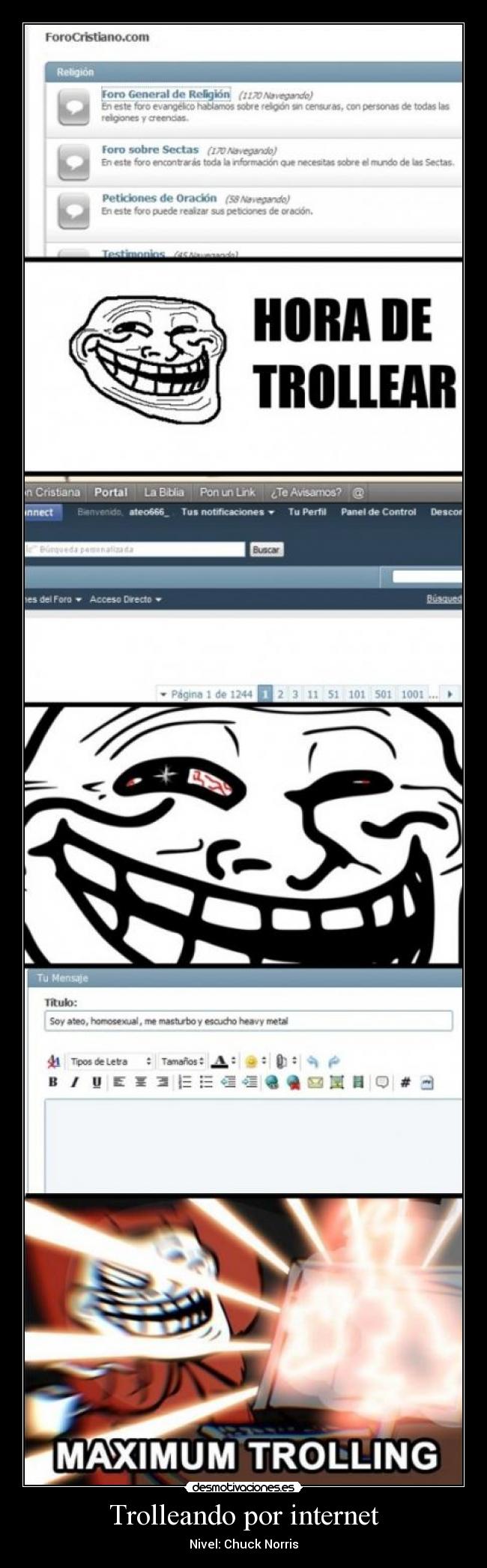 Trolleando por internet - 