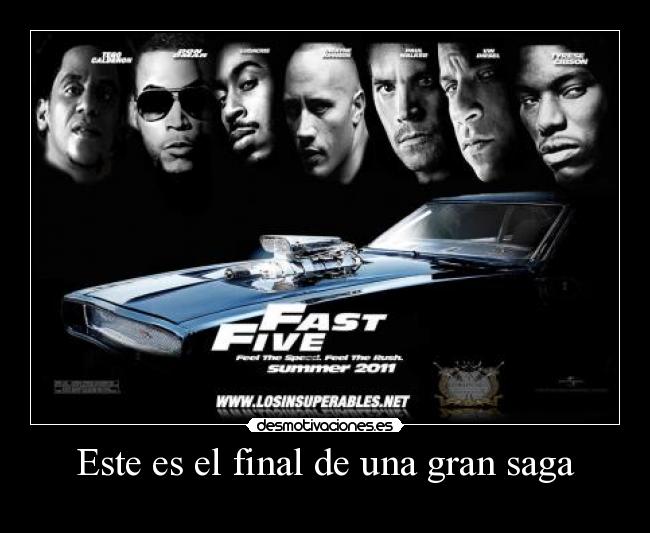 Este es el final de una gran saga -