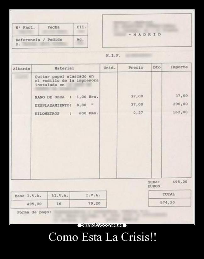 Como Esta La Crisis!! -