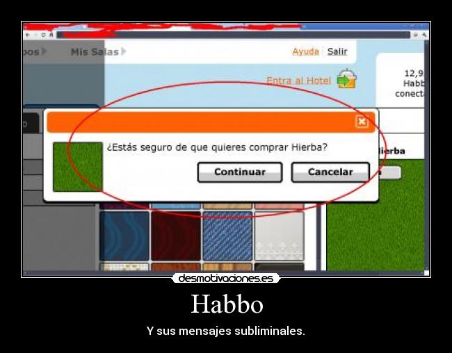 Habbo - Y sus mensajes subliminales.