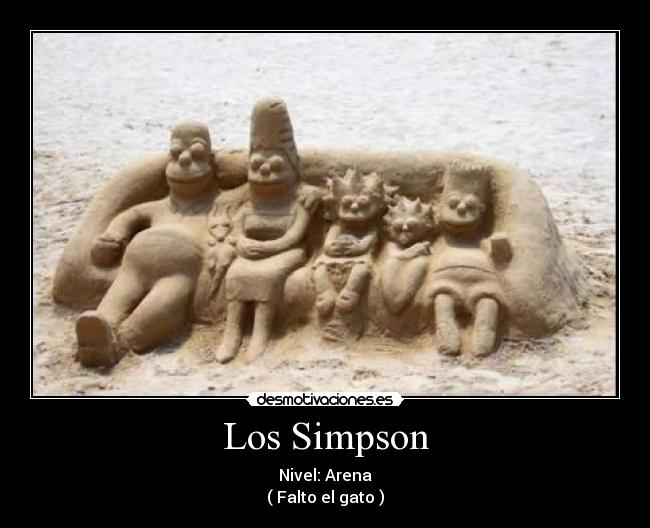 Los Simpson - Nivel: Arena
( Falto el gato )