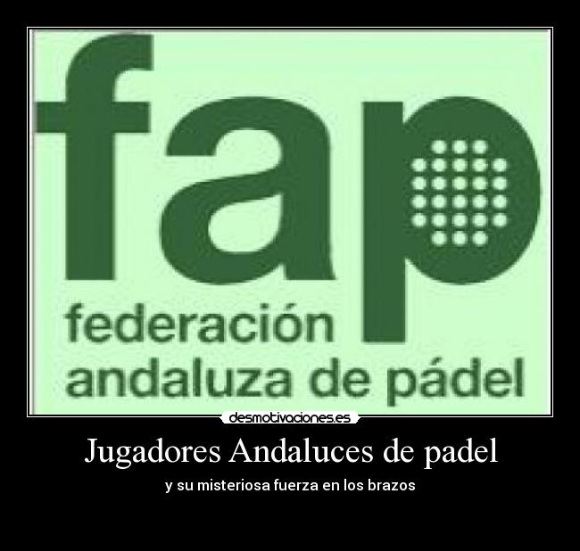 Jugadores Andaluces de padel -