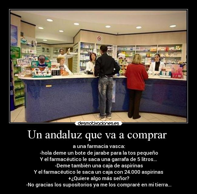 Un andaluz que va a comprar -