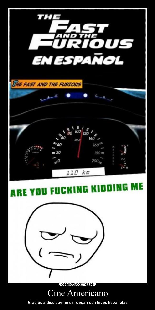 Cine Americano - Gracias a dios que no se ruedan con leyes Españolas