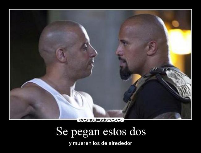 Se pegan estos dos - y mueren los de alrededor